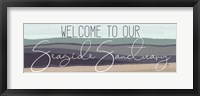 Welcome to Our Seaside Sanctuary Fine Art Print