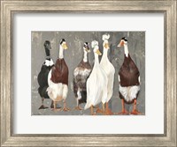 Six Runner Ducks Fine Art Print