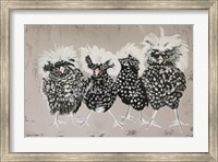 Polish Chickens Fine Art Print