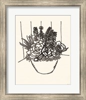Succulent Basket II Fine Art Print