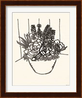 Succulent Basket II Fine Art Print