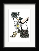 Glitz and Glam IV Framed Print