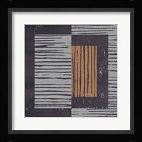 Primitive II Gray Framed Print