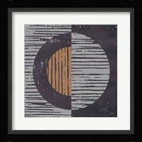 Primitive I Gray Framed Print