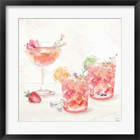 Classy Cocktails V Framed Print