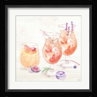 Classy Cocktails III Framed Print