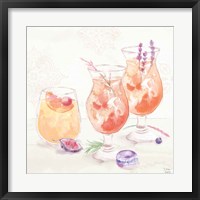 Classy Cocktails III Framed Print