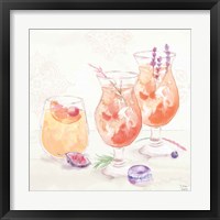 Classy Cocktails III Framed Print