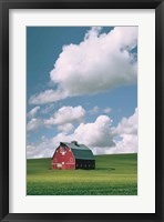 Palouse Region Red Barn II Fine Art Print