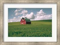 Palouse Region Red Barn I Fine Art Print