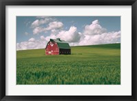 Palouse Region Red Barn I Fine Art Print