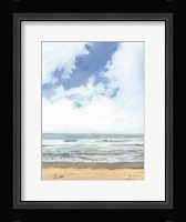 Walk on the Beach I Framed Print