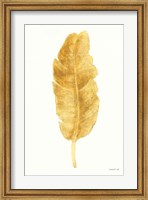 Palms of the Tropics III Gold Fine Art Print