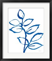 Leafy Blue II Fine Art Print