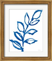 Leafy Blue I Fine Art Print