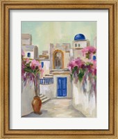 Santorini Street II Fine Art Print