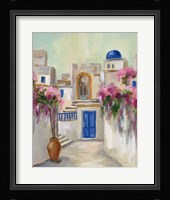 Santorini Street II Fine Art Print