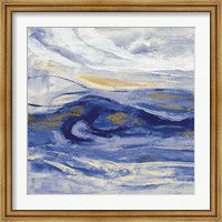 Estuary Blue Sq Fine Art Print