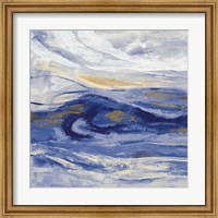 Estuary Blue Sq Fine Art Print