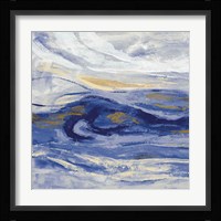 Estuary Blue Sq Fine Art Print