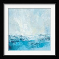 Coastal View II Aqua Fine Art Print