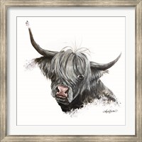 Bashful Cow Fine Art Print