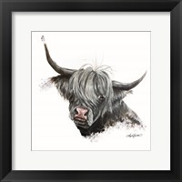 Bashful Cow Fine Art Print
