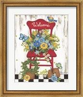 Welcome Garden Chair Fine Art Print