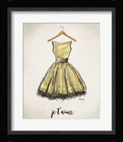 Je T'aime Dress Fine Art Print