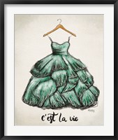 C'est La Vie Dress Fine Art Print