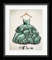C'est La Vie Dress Fine Art Print