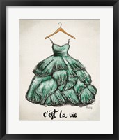 C'est La Vie Dress Fine Art Print
