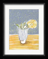 Rose in Glass I Framed Print