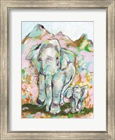 Elephant Stroll Fine Art Print