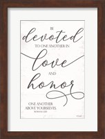 Devoted to Love and Honor Fine Art Print