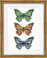 Stacked Wonderful Butterflies Fine Art Print