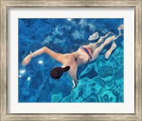 Morning Swimming I Fine Art Print