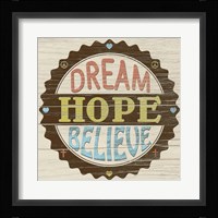 Seal of Hope Framed Print