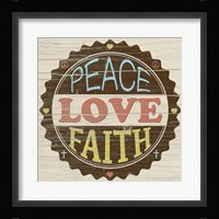 Seal of Love Framed Print