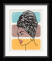 Head Wrap II Framed Print