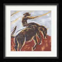 Morning Roundup II Framed Print
