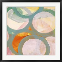 Aqua Circles II Fine Art Print