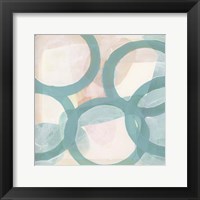 Aqua Circles III Fine Art Print