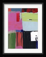 Pink Blocks II Framed Print