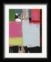 Pink Blocks III Framed Print