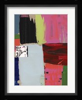 Pink Blocks IV Framed Print