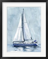 Lone Sailboat I Framed Print