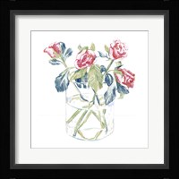 Hockney Roses II Framed Print