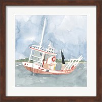 Bright Fishing Boat II Fine Art Print