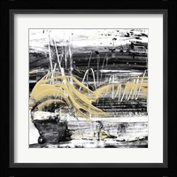 Gold Wave I Framed Print